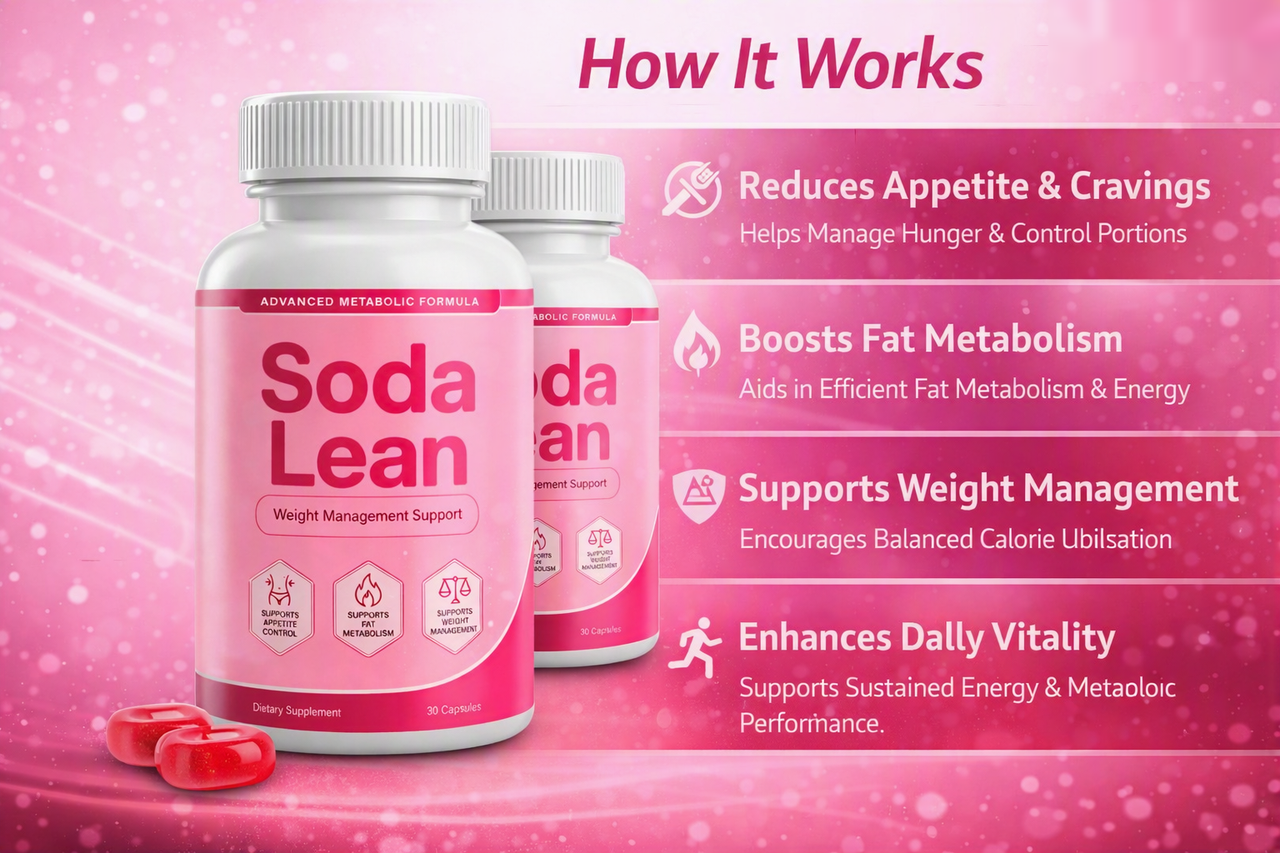 How Sodalean works — reduces appetite and cravings, boosts fat metabolism, supports weight management, enhances daily vitality